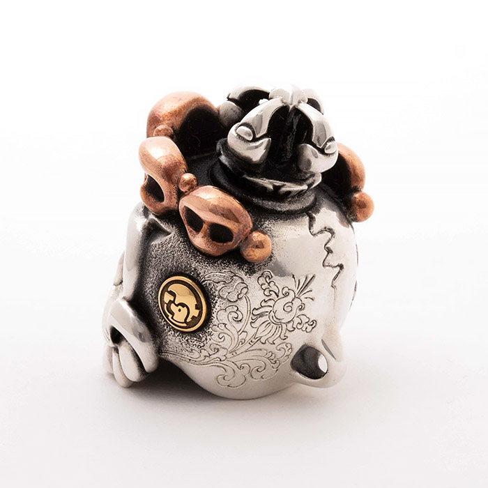 「無常」手把件｜ 銀金版｜ 169000円