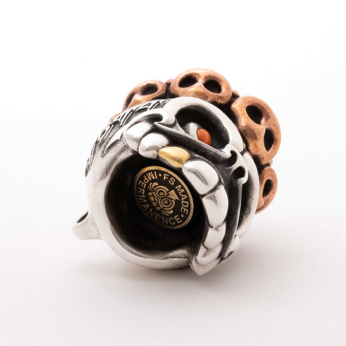 「無常」手把件｜ 銀金版｜ 169000円