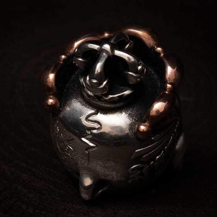 「無常」手把件｜ 銀金版｜ 169000円