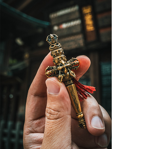 天杖」黄銅製·置物·金剛杵 / 14600円 – FSMADE.JP – エフエスメイド