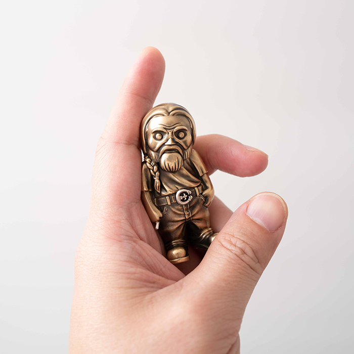 匠人　片手で楽しむ掌玩置物　ブラス仕様／37600円