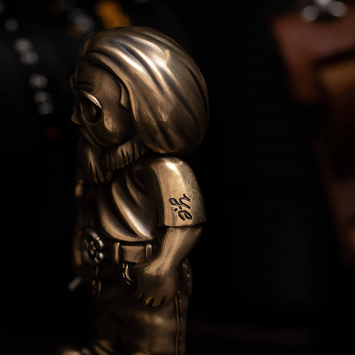 匠人　片手で楽しむ掌玩置物　ブラス仕様／37600円