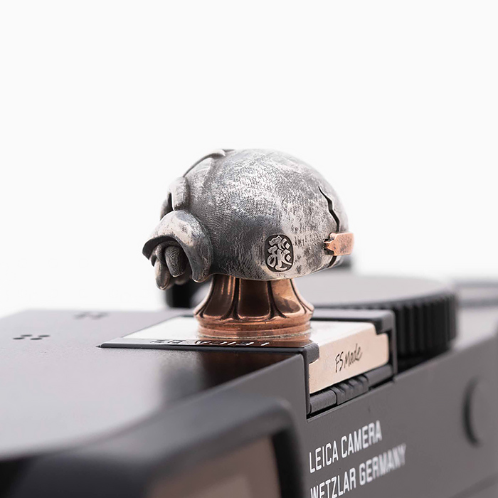 キノコ　カメラのホットシューカバー　ライカQシリーズ専用／37600円