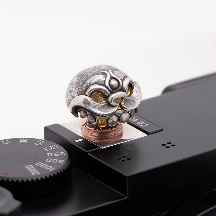 キノコ　カメラのホットシューカバー　ライカQシリーズ専用／37600円