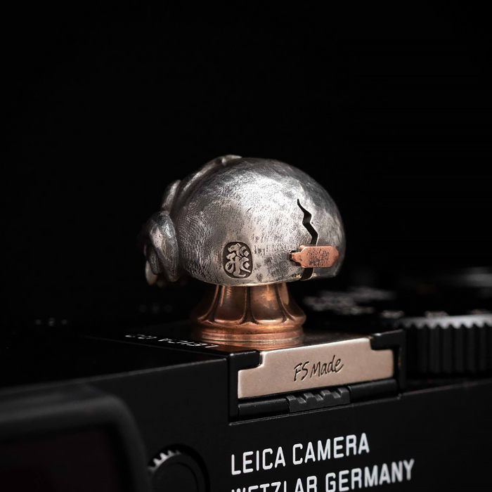 キノコ　カメラのホットシューカバー　ライカQシリーズ専用／37600円